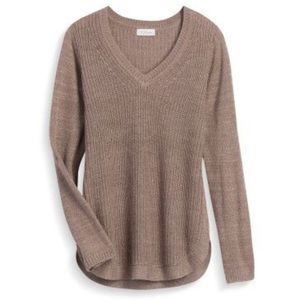 Norstroms RD Style V Neck Sweater in Cocoa
